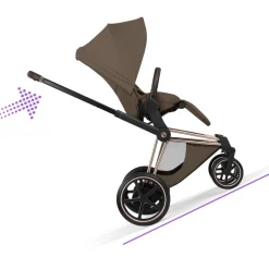Cybex Kinderwagen e-Priam 5 Compleet Style Rosegold Frame