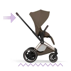 Cybex Kinderwagen e-Priam 5 Compleet Style Rosegold Frame