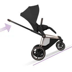 Cybex Kinderwagen e-Priam 5 Compleet Style Rosegold Frame