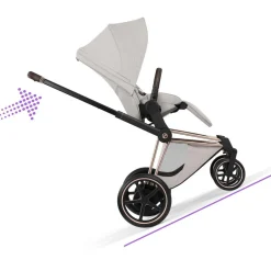 Cybex Kinderwagen e-Priam 5 Compleet Style Rosegold Frame