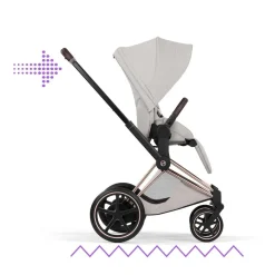 Cybex Kinderwagen e-Priam 5 Compleet Style Rosegold Frame