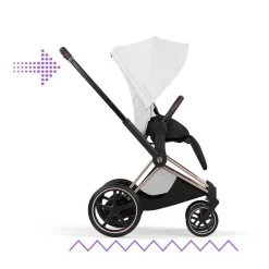Cybex Kinderwagen e-Priam 5 Compleet Style Rosegold Frame