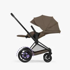 Cybex Kinderwagen e-Priam 5 Compleet Comfort Matt Black Frame - Coconut Brown
