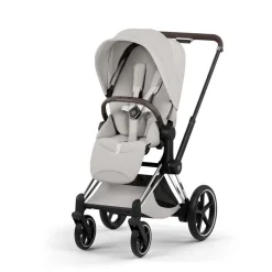 Cybex Kinderwagen e-Priam 5 Compleet Style Chrome Brown Frame
