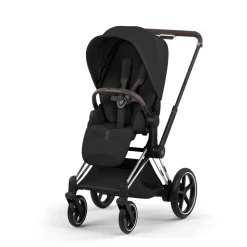 Cybex Kinderwagen e-Priam 5 Compleet Style Chrome Brown Frame