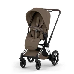 Cybex Kinderwagen e-Priam 5 Compleet Style Chrome Brown Frame