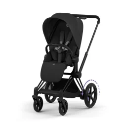 Cybex Kinderwagen e-Priam 5 Compleet Comfort Matt Black Frame - Sepia Black