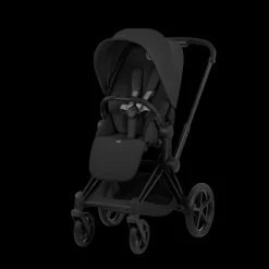 Cybex Kinderwagen Priam 5 Compleet Comfort Matt Black Frame - Sepia Black