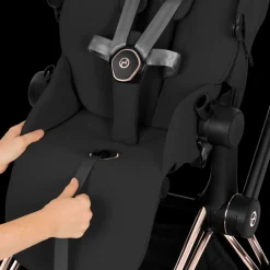 Cybex Kinderwagen Priam 5 Compleet Comfort Rosegold Frame - Sepia Black