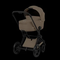 Cybex Kinderwagen Priam 5 Compleet Comfort Matt Black Frame - Coconut Brown