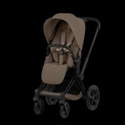 Cybex Kinderwagen Priam 5 Compleet Comfort Matt Black Frame - Coconut Brown