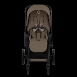 Cybex Kinderwagen Priam 5 Compleet Comfort Matt Black Frame - Coconut Brown