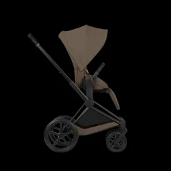 Cybex Kinderwagen Priam 5 Compleet Comfort Matt Black Frame - Coconut Brown