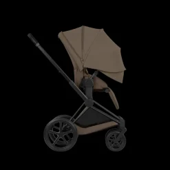 Cybex Kinderwagen Priam 5 Compleet Comfort Matt Black Frame - Coconut Brown