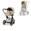 Cybex Kinderwagen Priam 5 Compleet Comfort Matt Black Frame - Cozy Beige