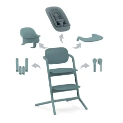 Cybex LEMO 4 in 1 Kinderstoel Stone Blue