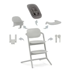 Cybex LEMO 4 in 1 Kinderstoel Suede Grey