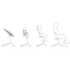 Cybex LEMO 4 in 1 Kinderstoel All White