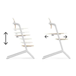 Cybex LEMO 3 in 1 Kinderstoel Sand White