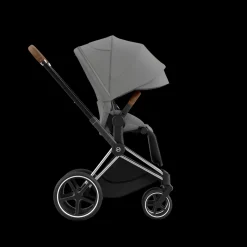 Cybex Priam Kinderwagen Compleet Mirage Grey - Chrome Brown Frame