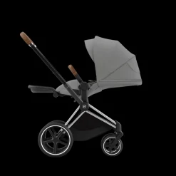Cybex Priam Kinderwagen Compleet Mirage Grey - Chrome Brown Frame
