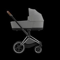 Cybex Priam Kinderwagen Compleet Mirage Grey - Chrome Brown Frame
