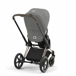 Cybex Priam Kinderwagen Compleet Mirage Grey - Rosegold Frame