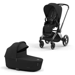 Cybex Priam Kinderwagen Compleet Sepia Black - Chrome Black Frame