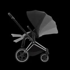 Cybex Priam Kinderwagen Compleet Sepia Black - Chrome Black Frame