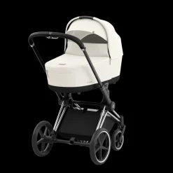 Cybex Priam Kinderwagen Compleet Off White - Chrome Black Frame