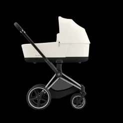Cybex Priam Kinderwagen Compleet Off White - Chrome Black Frame