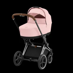 Cybex Priam Kinderwagen Compleet Peach Pink - Chrome Brown Frame