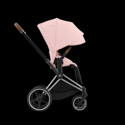 Cybex Priam Kinderwagen Compleet Peach Pink - Chrome Brown Frame