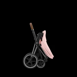 Cybex Priam Kinderwagen Compleet Peach Pink - Chrome Brown Frame