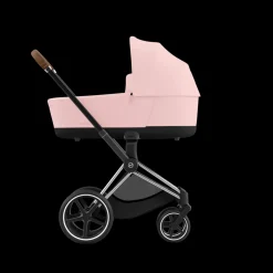 Cybex Priam Kinderwagen Compleet Peach Pink - Chrome Brown Frame