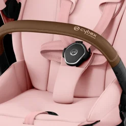 Cybex Priam Kinderwagen Compleet Peach Pink - Chrome Brown Frame