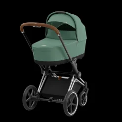 Cybex Priam Kinderwagen Compleet Leaf Green - Chrome Brown Frame