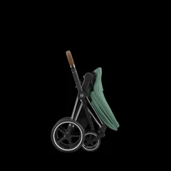 Cybex Priam Kinderwagen Compleet Leaf Green - Chrome Brown Frame
