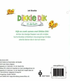 Dikkie Dik in de tuin