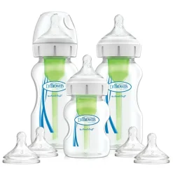 Dr. Brown's Startpakket Options+ Brede Halsflessen