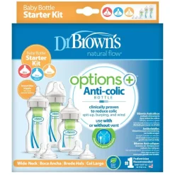 Dr. Brown's Startpakket Options+ Brede Halsflessen