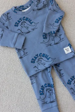 Feetje Pyjama Premium Sleepwear Willy Walrus Blauw