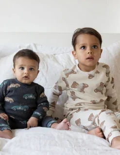 Feetje Pyjama Premium Sleepwear Ricky Racer Antraciet Melange