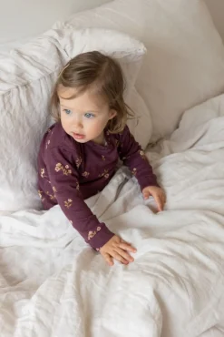 Feetje Pyjama Premium Sleepwear Bonnie Bouquet Wijn Melange