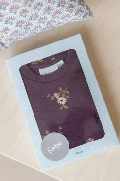 Feetje Pyjama Premium Sleepwear Bonnie Bouquet Wijn Melange