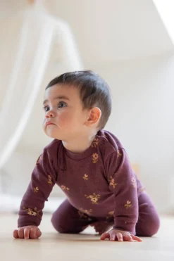 Feetje Pyjama Premium Sleepwear Bonnie Bouquet Wijn Melange