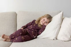 Feetje Pyjama Premium Sleepwear Bonnie Bouquet Wijn Melange