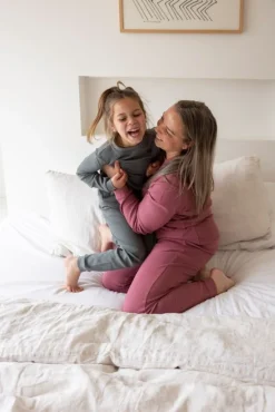 Feetje Pyjama Volwassen Wafel Berry – Family Edition