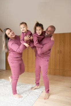 Feetje Pyjama Volwassen Wafel Berry – Family Edition