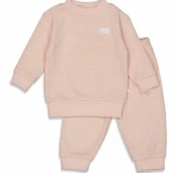Feetje Pyjama Wafel Oud Roze
